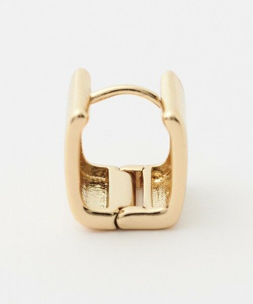 green label relaxing / グリーンレーベル リラクシング ピアス・イヤリング | 【WEB限定】スクエアクリップ フープピアス | 詳細6