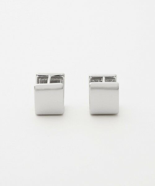 green label relaxing / グリーンレーベル リラクシング ピアス・イヤリング | 【WEB限定】スクエアクリップ フープピアス | 詳細13