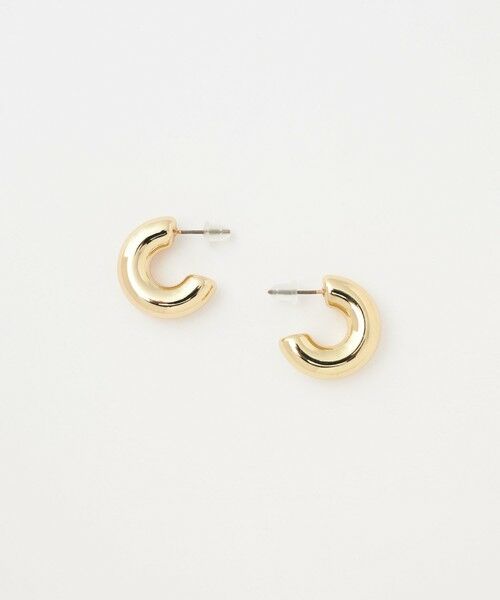 green label relaxing / グリーンレーベル リラクシング ピアス・イヤリング | 【WEB限定】チューブ ライン フープピアス 2 | 詳細10