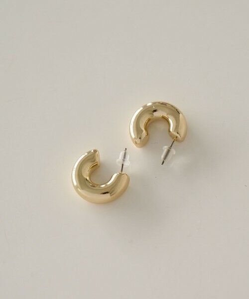 green label relaxing / グリーンレーベル リラクシング ピアス・イヤリング | 【WEB限定】チューブ ライン フープピアス 2 | 詳細2