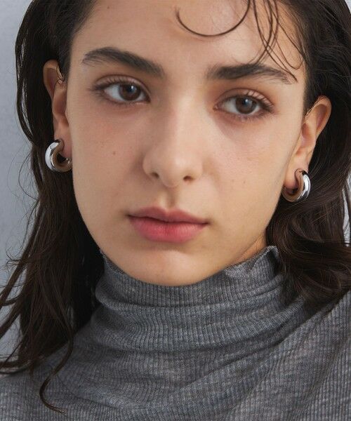 green label relaxing / グリーンレーベル リラクシング ピアス・イヤリング | 【WEB限定】チューブ ライン フープピアス 2 | 詳細14