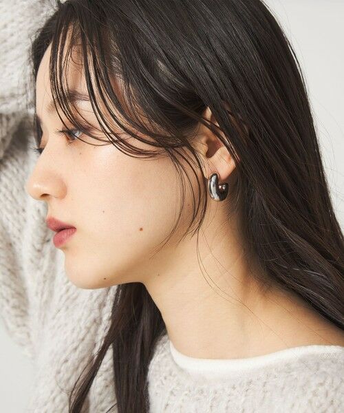 green label relaxing / グリーンレーベル リラクシング ピアス・イヤリング | 【WEB限定】チューブ ライン フープピアス 2 | 詳細11