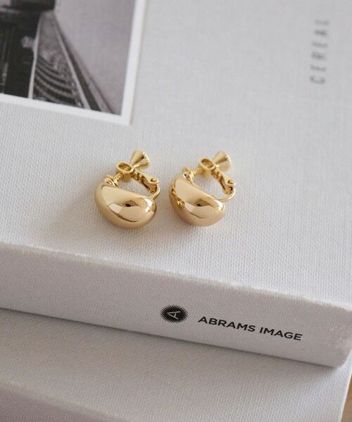 green label relaxing / グリーンレーベル リラクシング ピアス・イヤリング | 【WEB限定】ドロップモチーフ イヤリング | 詳細1