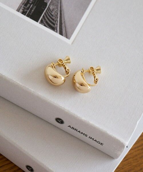 green label relaxing/グリーンレーベル リラクシング 【WEB限定】ドロップモチーフ イヤリング GOLD FREE