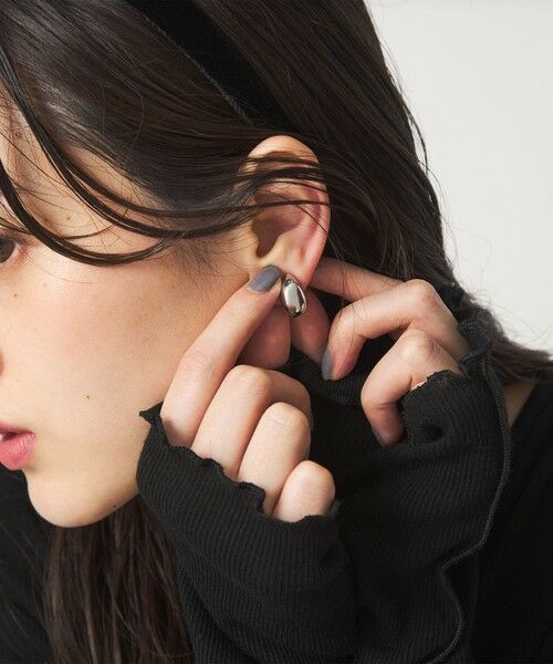 green label relaxing / グリーンレーベル リラクシング ピアス・イヤリング | 【WEB限定】ドロップモチーフ イヤリング | 詳細16