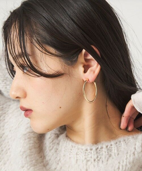 green label relaxing / グリーンレーベル リラクシング ピアス・イヤリング | 【WEB限定】フープ イヤリング | 詳細1