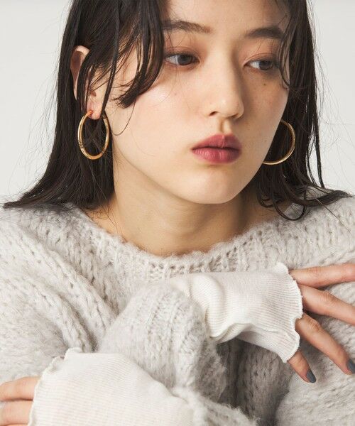 green label relaxing / グリーンレーベル リラクシング ピアス・イヤリング | 【WEB限定】フープ イヤリング | 詳細3