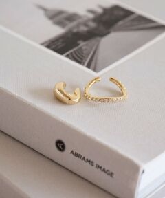 green label relaxing / グリーンレーベル リラクシング ピアス・イヤリング | 【WEB限定】2本セット イヤーカフ（キュービックジルコニア） / イヤカフ