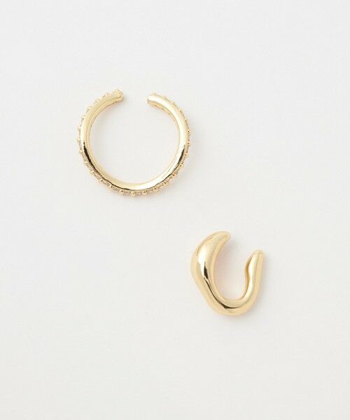 green label relaxing / グリーンレーベル リラクシング ピアス・イヤリング | 【WEB限定】2本セット イヤーカフ（キュービックジルコニア） / イヤカフ | 詳細4