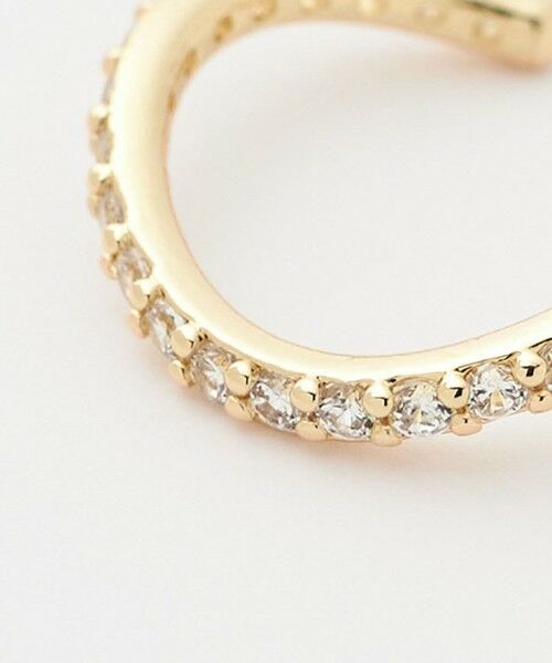 green label relaxing / グリーンレーベル リラクシング ピアス・イヤリング | 【WEB限定】2本セット イヤーカフ（キュービックジルコニア） / イヤカフ | 詳細5