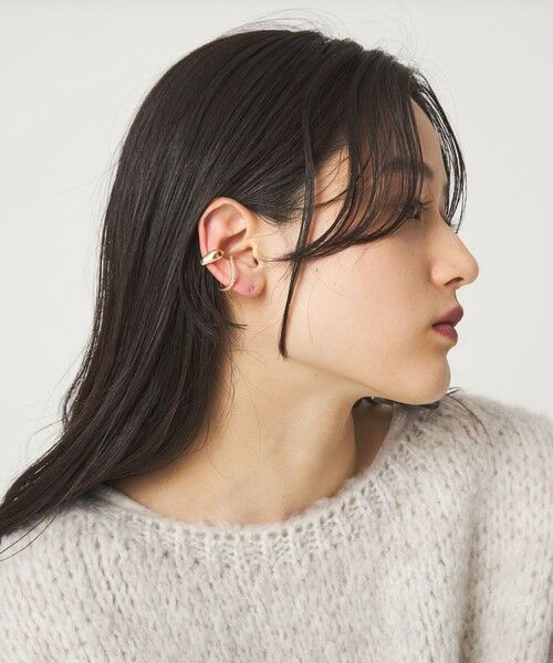 green label relaxing / グリーンレーベル リラクシング ピアス・イヤリング | 【WEB限定】2本セット イヤーカフ（キュービックジルコニア） / イヤカフ | 詳細3