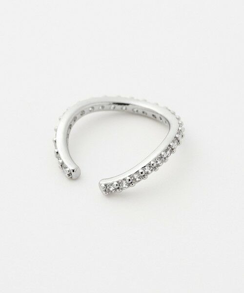 green label relaxing / グリーンレーベル リラクシング ピアス・イヤリング | 【WEB限定】2本セット イヤーカフ（キュービックジルコニア） / イヤカフ | 詳細13