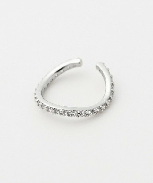 green label relaxing / グリーンレーベル リラクシング ピアス・イヤリング | 【WEB限定】2本セット イヤーカフ（キュービックジルコニア） / イヤカフ | 詳細14