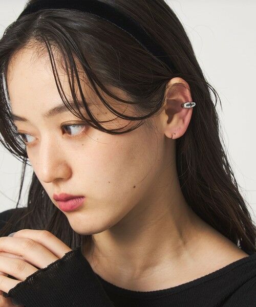 green label relaxing / グリーンレーベル リラクシング ピアス・イヤリング | 【WEB限定】2本セット イヤーカフ（キュービックジルコニア） / イヤカフ | 詳細9