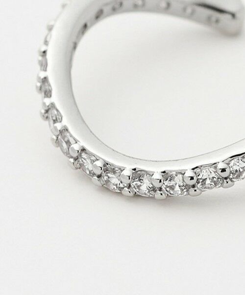 green label relaxing / グリーンレーベル リラクシング ピアス・イヤリング | 【WEB限定】2本セット イヤーカフ（キュービックジルコニア） / イヤカフ | 詳細11