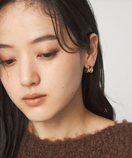 green label relaxing / グリーンレーベル リラクシング ピアス・イヤリング | 【WEB限定】メルティ プレート ピアス | 詳細1