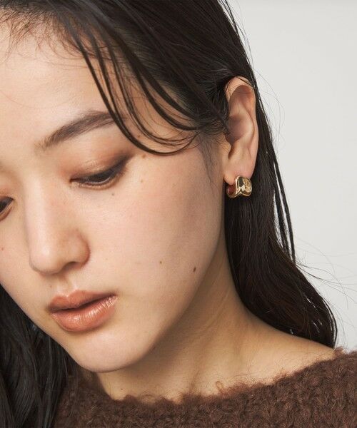 green label relaxing / グリーンレーベル リラクシング ピアス・イヤリング | 【WEB限定】メルティ プレート ピアス | 詳細2