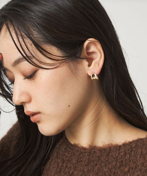 green label relaxing / グリーンレーベル リラクシング ピアス・イヤリング | 【WEB限定】メルティ プレート ピアス | 詳細3