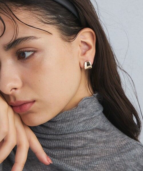 green label relaxing / グリーンレーベル リラクシング ピアス・イヤリング | 【WEB限定】メルティ プレート ピアス | 詳細4