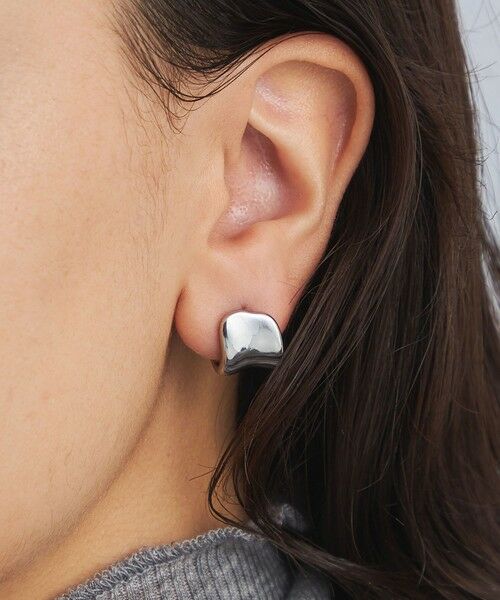 green label relaxing / グリーンレーベル リラクシング ピアス・イヤリング | 【WEB限定】メルティ プレート ピアス | 詳細10