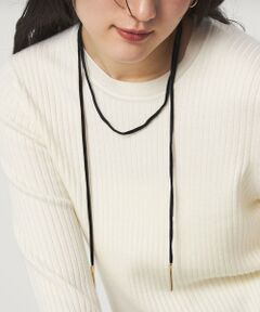 green label relaxing / グリーンレーベル リラクシング ネックレス・ペンダント・チョーカー | 起毛コード＆バー ネックレス