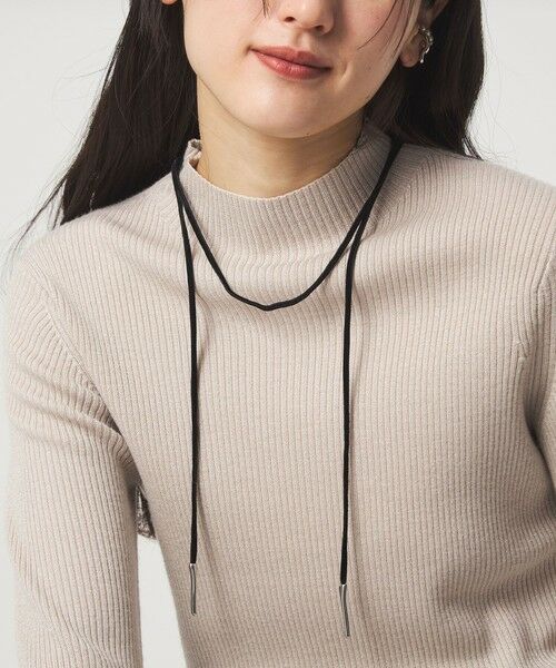 green label relaxing / グリーンレーベル リラクシング ネックレス・ペンダント・チョーカー | 起毛コード＆バー ネックレス | 詳細8