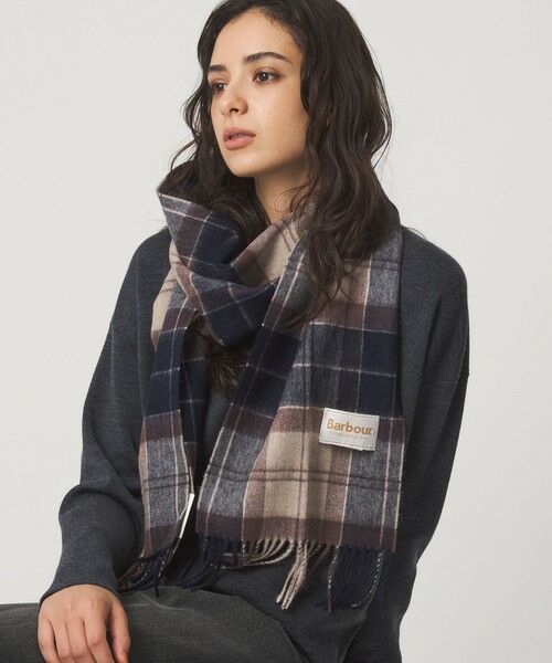 green label relaxing / グリーンレーベル リラクシング マフラー・ショール・スヌード・ストール | 【国内EXCLUSIVE】＜Barbour＞タータンチェック マフラー（BEIGE）