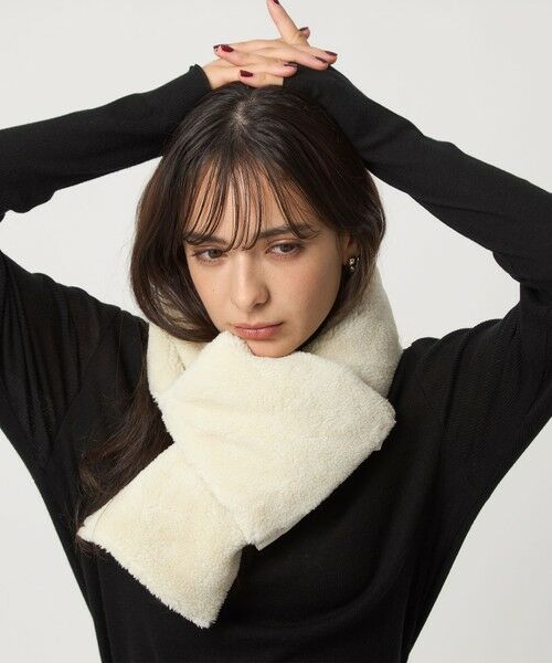 green label relaxing / グリーンレーベル リラクシング マフラー・ショール・スヌード・ストール | 【別注】＜TAION＞ダウンボア マフラー | 詳細1