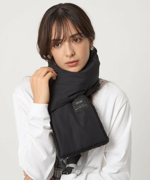 green label relaxing / グリーンレーベル リラクシング マフラー・ショール・スヌード・ストール | 【別注】＜TAION＞ダウンボア マフラー | 詳細10