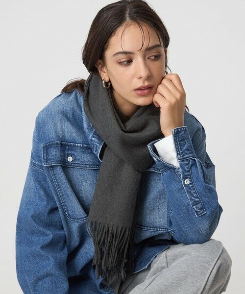green label relaxing / グリーンレーベル リラクシング マフラー・ショール・スヌード・ストール | ウール 無地 マフラー / ストール | 詳細10