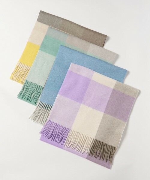 green label relaxing / グリーンレーベル リラクシング マフラー・ショール・スヌード・ストール | ウール 柄 ストール | 詳細5