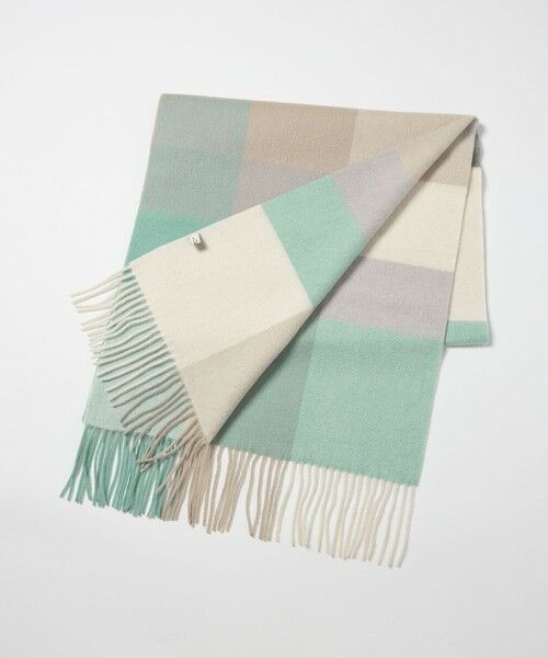 green label relaxing / グリーンレーベル リラクシング マフラー・ショール・スヌード・ストール | ウール 柄 ストール | 詳細9