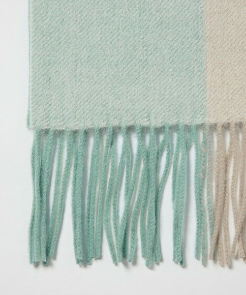 green label relaxing / グリーンレーベル リラクシング マフラー・ショール・スヌード・ストール | ウール 柄 ストール | 詳細10