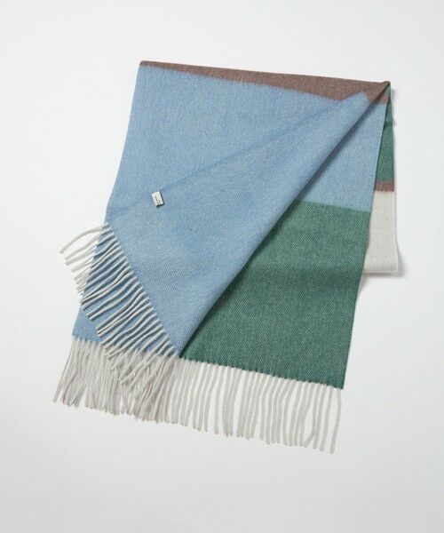 green label relaxing / グリーンレーベル リラクシング マフラー・ショール・スヌード・ストール | ウール 柄 ストール | 詳細17