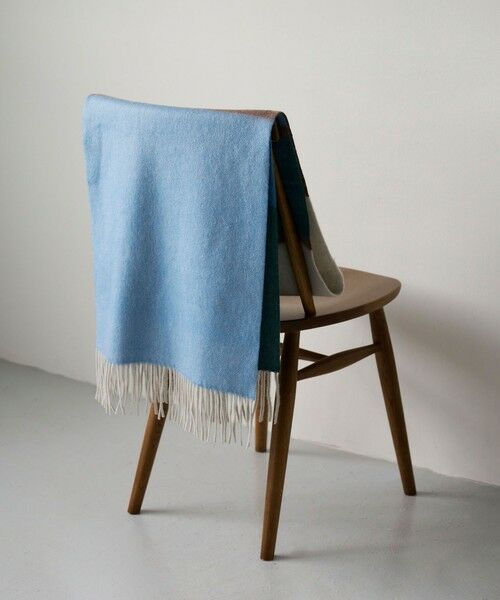 green label relaxing / グリーンレーベル リラクシング マフラー・ショール・スヌード・ストール | ウール 柄 ストール | 詳細12