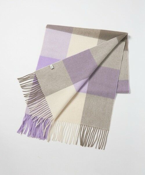 green label relaxing / グリーンレーベル リラクシング マフラー・ショール・スヌード・ストール | ウール 柄 ストール | 詳細20