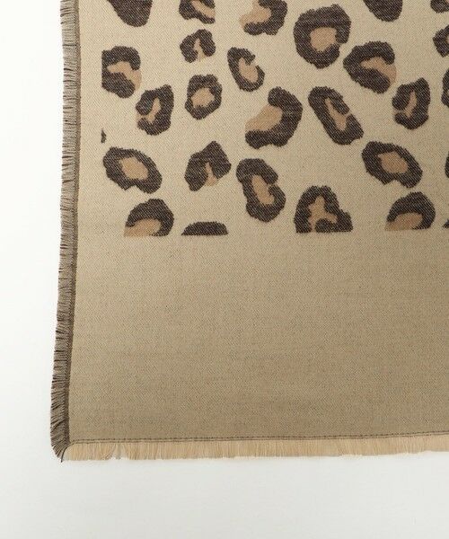 green label relaxing / グリーンレーベル リラクシング マフラー・ショール・スヌード・ストール | レオパード ジャガード ストール | 詳細6