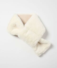 green label relaxing / グリーンレーベル リラクシング マフラー・ショール・スヌード・ストール | フェイクファー リバーシブル マフラー