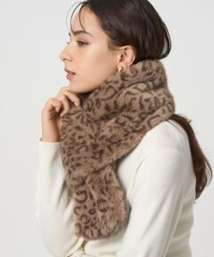 green label relaxing / グリーンレーベル リラクシング マフラー・ショール・スヌード・ストール | フェイクファー リバーシブル マフラー