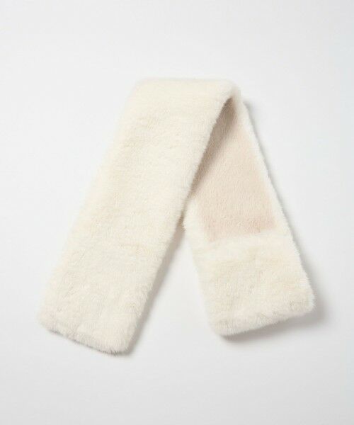 green label relaxing / グリーンレーベル リラクシング マフラー・ショール・スヌード・ストール | フェイクファー リバーシブル マフラー | 詳細1