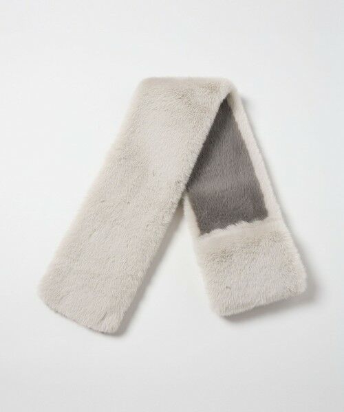 green label relaxing / グリーンレーベル リラクシング マフラー・ショール・スヌード・ストール | フェイクファー リバーシブル マフラー | 詳細9
