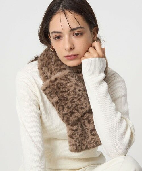 green label relaxing / グリーンレーベル リラクシング マフラー・ショール・スヌード・ストール | フェイクファー リバーシブル マフラー | 詳細19