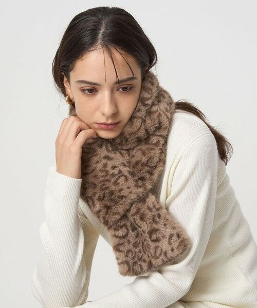 green label relaxing / グリーンレーベル リラクシング マフラー・ショール・スヌード・ストール | フェイクファー リバーシブル マフラー | 詳細20
