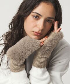 green label relaxing / グリーンレーベル リラクシング 手袋 | ＜VINCENT PRADIER＞ファーライク グローブ