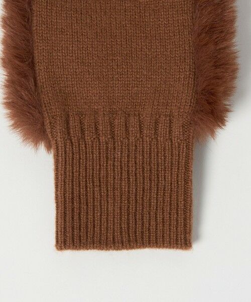 green label relaxing / グリーンレーベル リラクシング 手袋 | ＜VINCENT PRADIER＞ファーライク グローブ | 詳細8