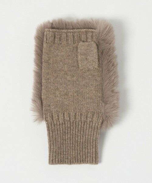 green label relaxing / グリーンレーベル リラクシング 手袋 | ＜VINCENT PRADIER＞ファーライク グローブ | 詳細12