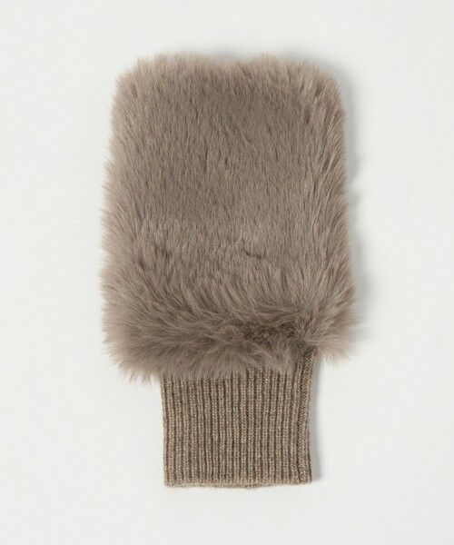 green label relaxing / グリーンレーベル リラクシング 手袋 | ＜VINCENT PRADIER＞ファーライク グローブ | 詳細13