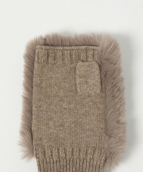 green label relaxing / グリーンレーベル リラクシング 手袋 | ＜VINCENT PRADIER＞ファーライク グローブ | 詳細14