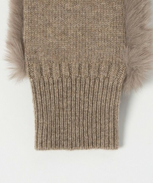 green label relaxing / グリーンレーベル リラクシング 手袋 | ＜VINCENT PRADIER＞ファーライク グローブ | 詳細15