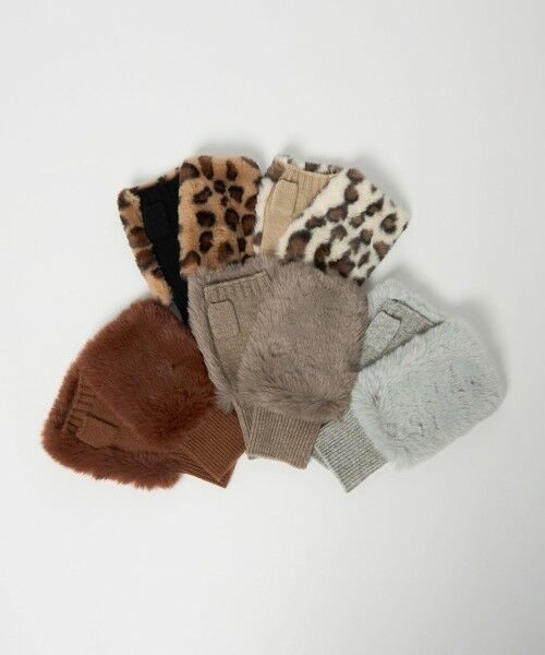 green label relaxing / グリーンレーベル リラクシング 手袋 | ＜VINCENT PRADIER＞ファーライク グローブ | 詳細22